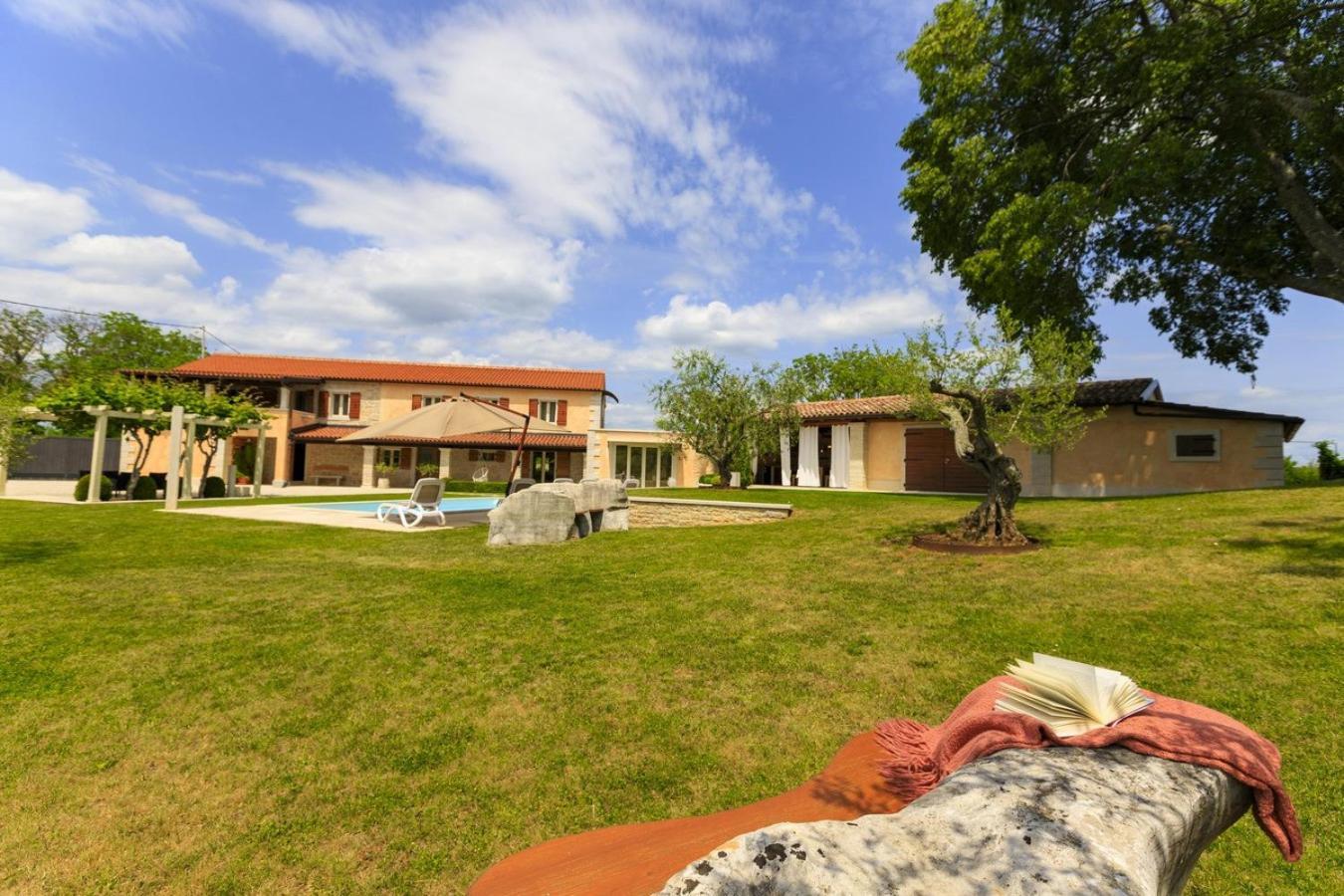 Villa Viscum In Central Istria For 8 Persons With Large Garden - Pet Friendly Пазин Екстер'єр фото
