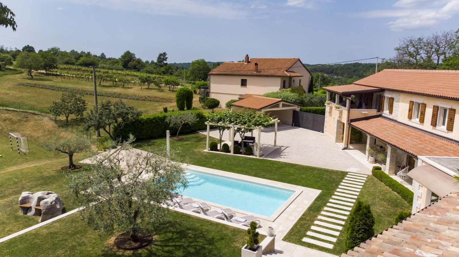 Villa Viscum In Central Istria For 8 Persons With Large Garden - Pet Friendly Пазин Екстер'єр фото